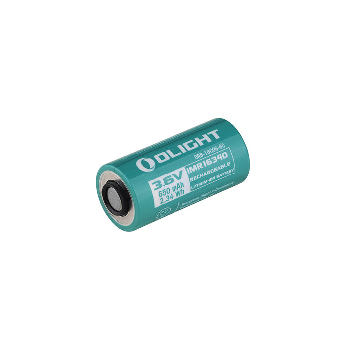 Sérhönnuð IMR16340 650mAh 3.6V