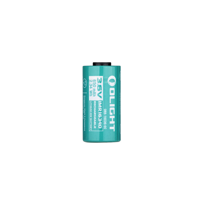 Sérhönnuð IMR16340 650mAh 3.6V