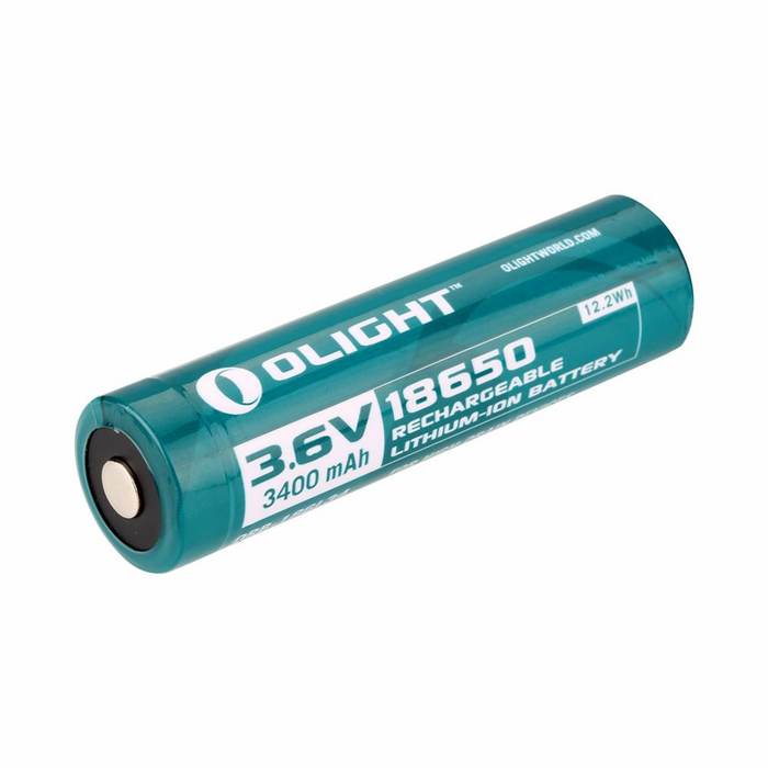 18650 hleðslurafhlaða m/toppi 3400mAh 3.6V