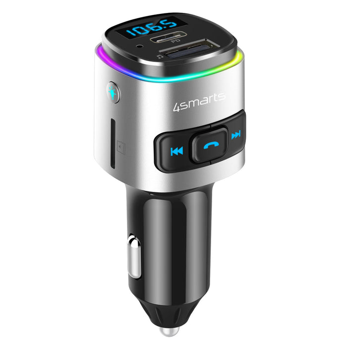 Bílhleðslutæki USB-C/A Bluetooth FM Transmitter