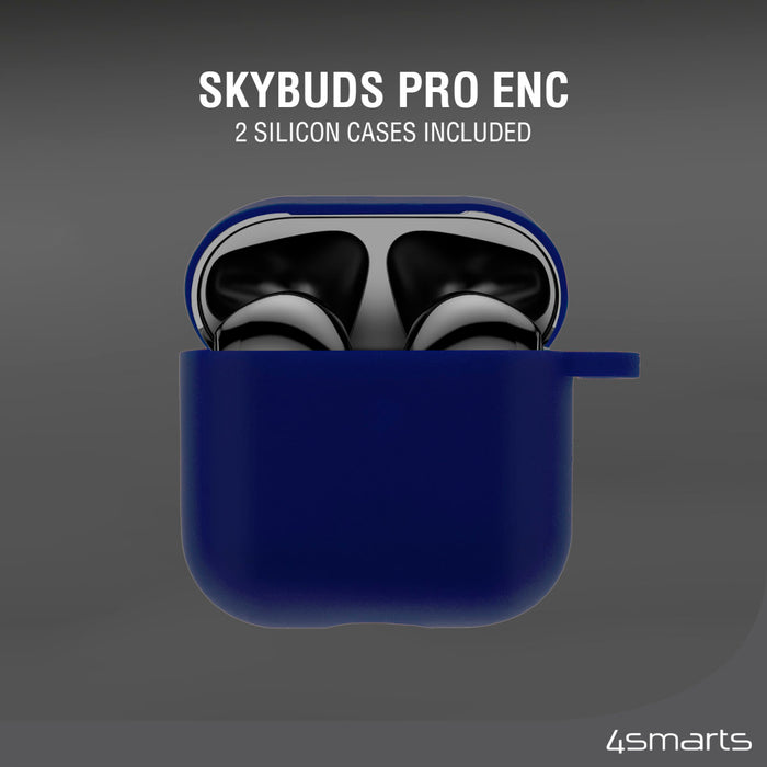 SkyBuds Pro þráðlaus heyrnartól með sílikon hulstrum - Svart