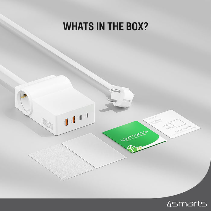 Fjöltengi með USB-2C/2A Power Strip Desk GaN 65W
