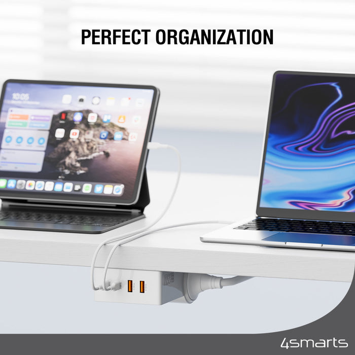 Fjöltengi með USB-2C/2A Power Strip Desk GaN 65W