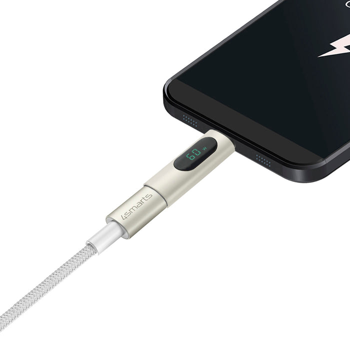 Snúrur USB-C í USB-C PremiumCord 60W með kventengi og stafrænu millistykki - 0,5 / 1,5 / 3 metrar