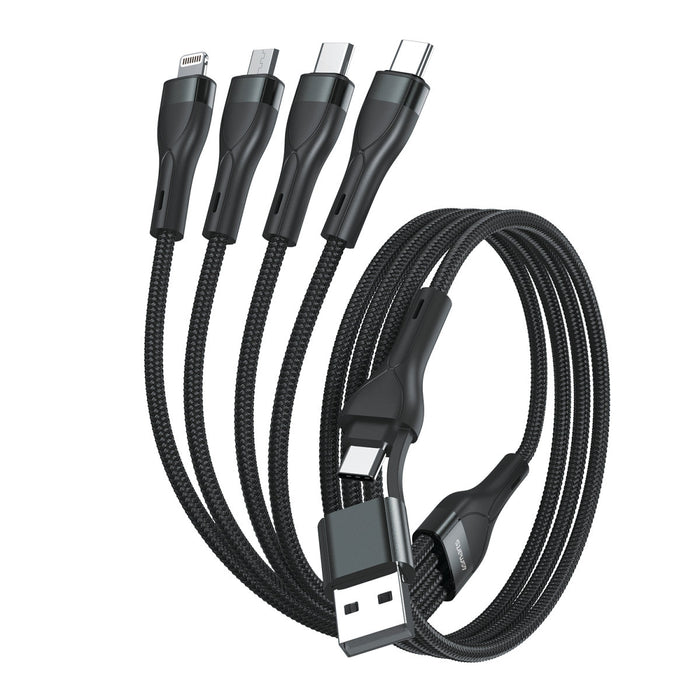 Snúra USB-C/A fjölhleðsla 15W 1,2m