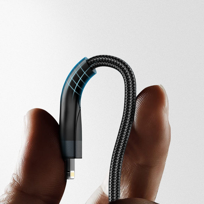 Snúra USB-C/A fjölhleðsla 15W 1,2m
