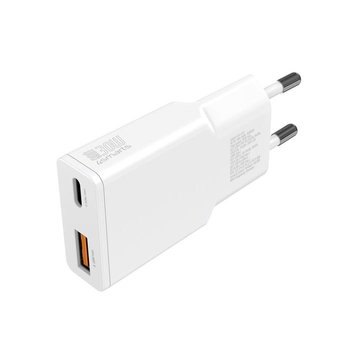 Hleðslutæki USB-C/A PDPlug DuosSlim 30W GaN