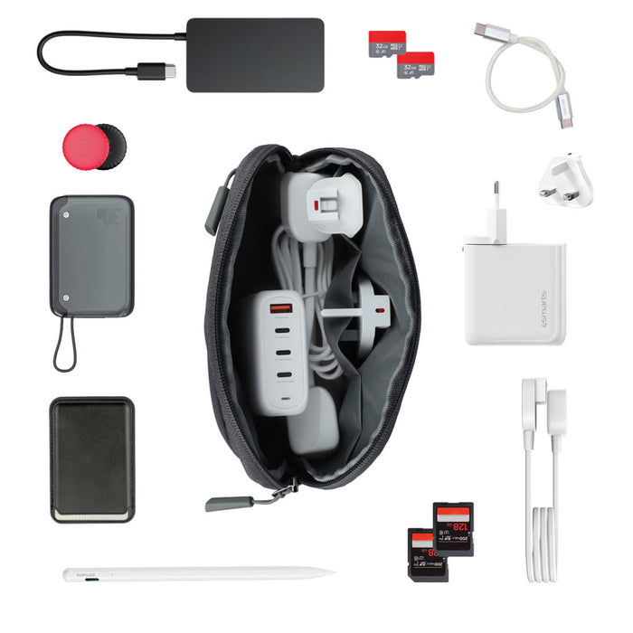 Ferðahleðslutæki USB-3C/1A Flex Pro 100W GaN
