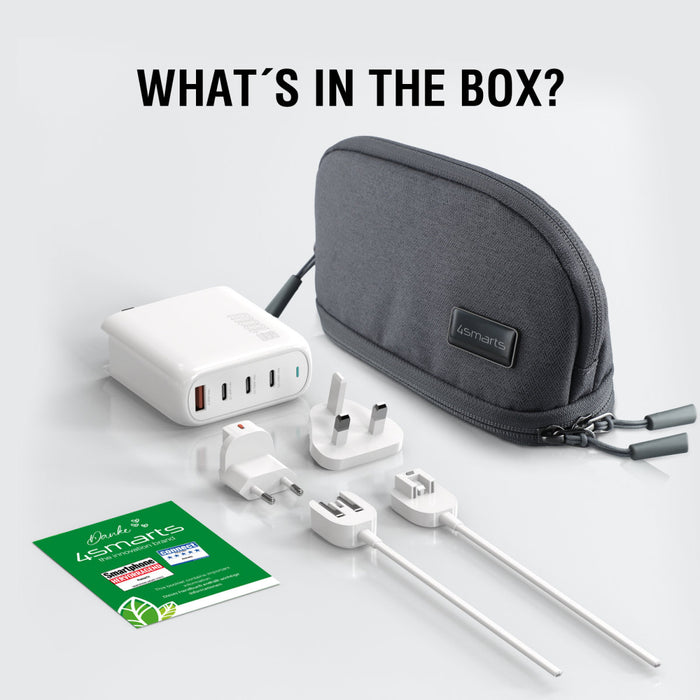 Ferðahleðslutæki USB-3C/1A Flex Pro 100W GaN