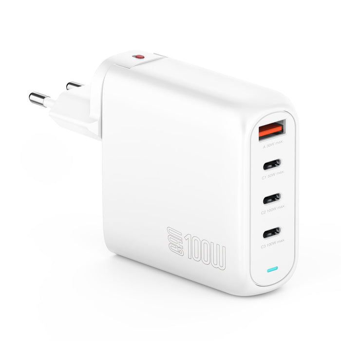 Ferðahleðslutæki USB-3C/1A Flex Pro 100W GaN