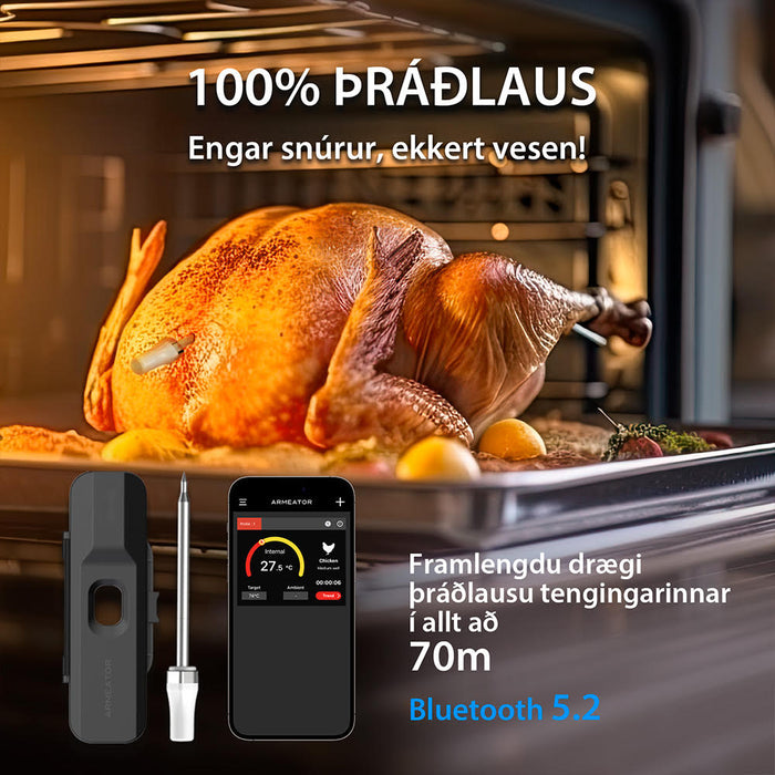 ARMEATOR ONE þráðlaus Bluetooth kjöthitamælir