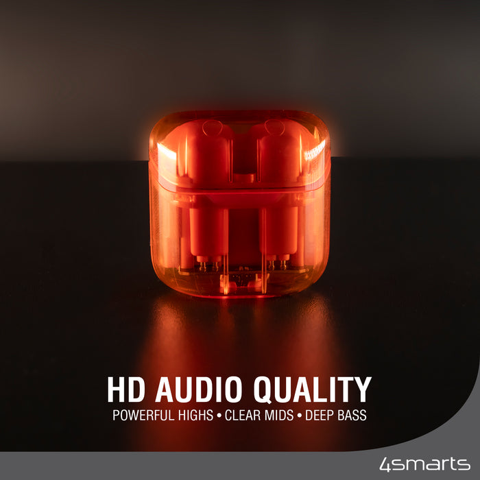 SkyBuds Lucid þráðlaus heyrnartól - Appelsínugul