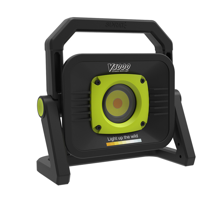 V3000 PRO 3.000 lm kastari með 9000mAh rafhlöðu