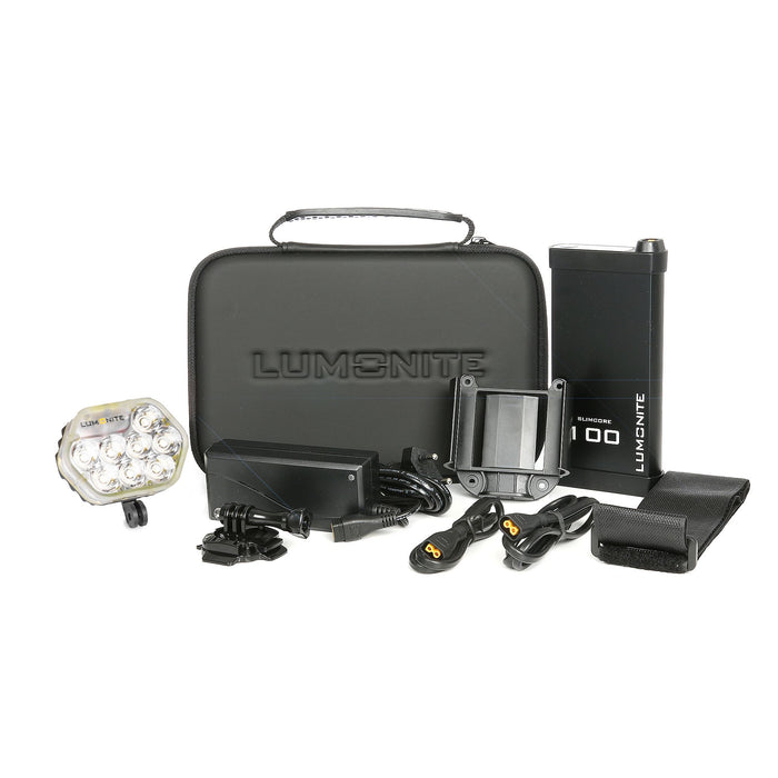 Leader DX 6.500 lm hjálmaljósasett