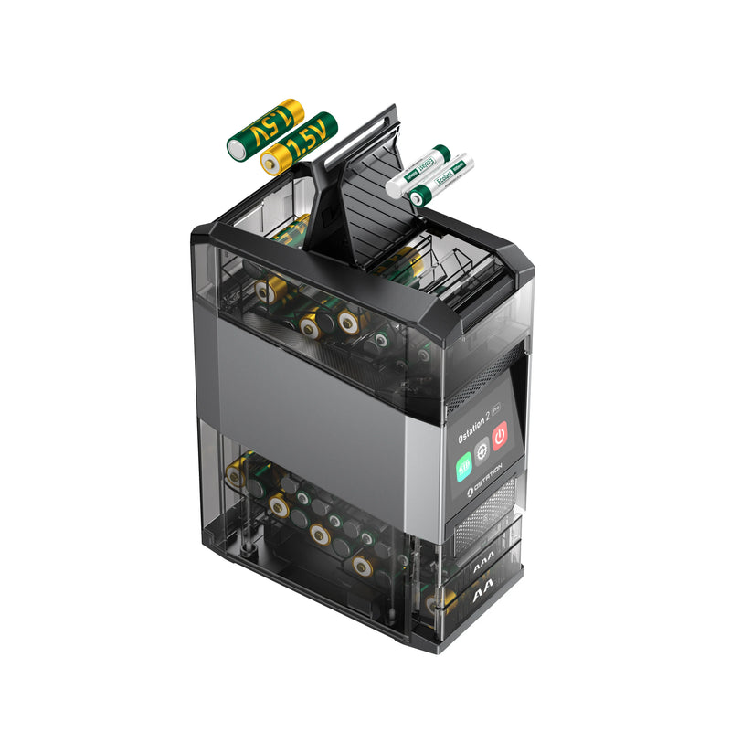 Ostation 2 Pro hleðslustöð fyrir AA, AAA og MCC hleðslu Olight