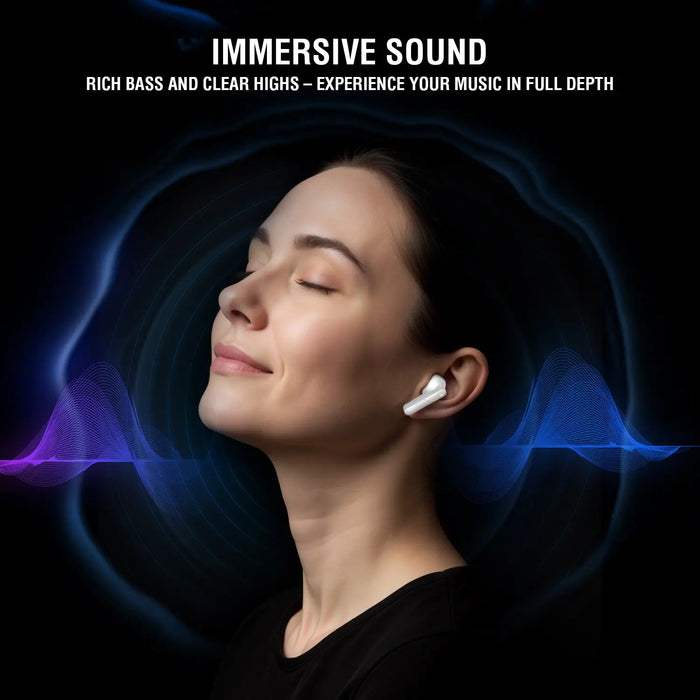 SkyBuds Pro ANC þráðlaus heyrnartól - Hvít 4smarts