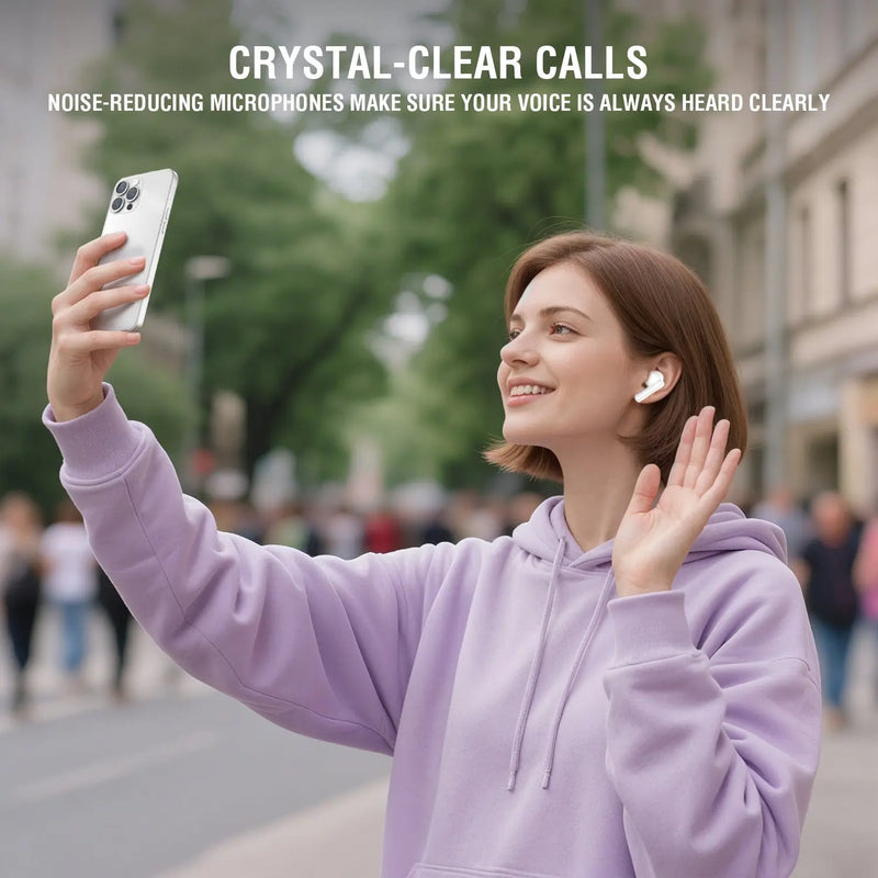 SkyBuds Pro ANC þráðlaus heyrnartól - Hvít 4smarts