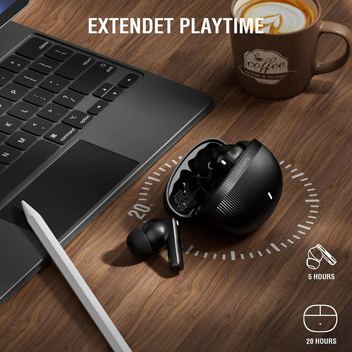 SkyBuds Pro ANC þráðlaus heyrnartól - Svört 4smarts