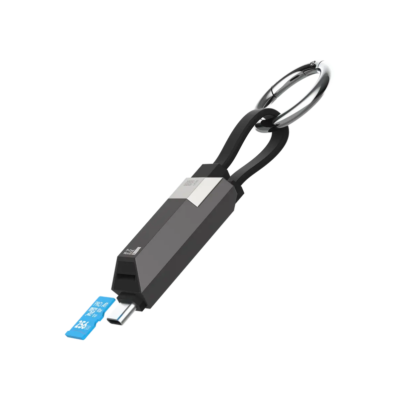 Snúra og SD-kortalesari 2-í-1 USB-C 240W Stylepie
