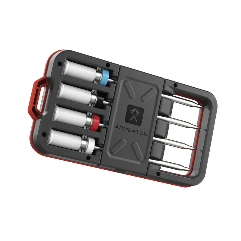 ARMEATOR D4 þráðlaus Bluetooth kjöthitamælir með fjórum skynjurum Armeator