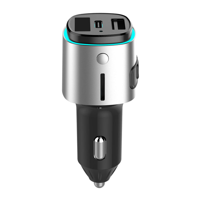 Bílhleðslutæki USB-C/A Bluetooth FM Transmitter