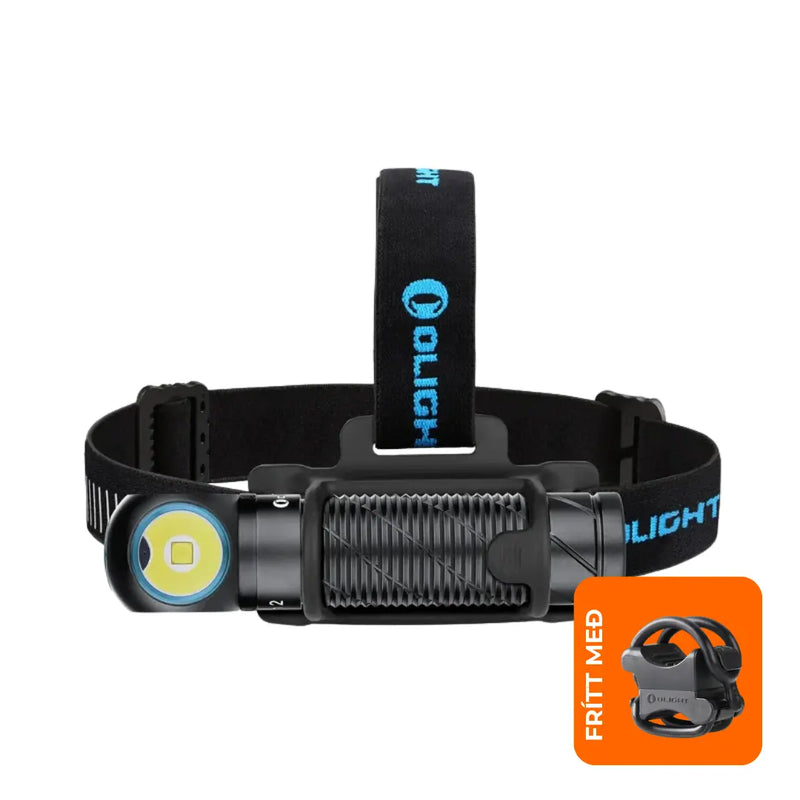 Perun 2 öflugt 2.500lm höfuðljós / fjölnotaljós - Svart Olight