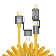 Snúra 4in1 gormlaga hönnun 240W 1,5m Stylepie