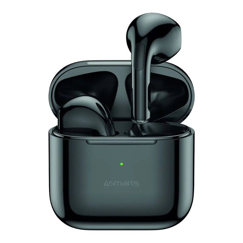 SkyBuds Pro þráðlaus heyrnartól með sílikon hulstrum - Svart 4smarts