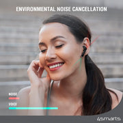 SkyBuds Pro þráðlaus heyrnartól með sílikon hulstrum - Svart 4smarts