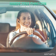 SkyBuds Pro þráðlaus heyrnartól með sílikon hulstrum - Svart 4smarts