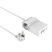 Fjöltengi með USB-2C/2A Power Strip Desk GaN 65W 4smarts