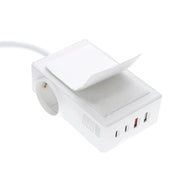 Fjöltengi með USB-2C/2A Power Strip Desk GaN 65W 4smarts