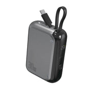 Hleðslubanki Pocket með innbyggðri USB-C snúru 10.000 mAh 30W 4smarts