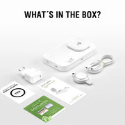 Hleðslustöð Qi2 Trident með MFi hraðhleðslu fyrir Apple Watch 4smarts