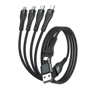 Snúra USB-C/A fjölhleðsla 15W 1,2m 4smarts