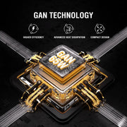 Hleðslutæki USB-C/A FlatPlug Duos 65W GaN 4smarts