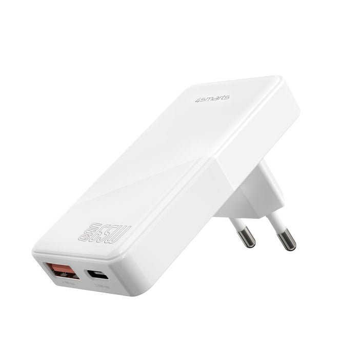 Hleðslutæki USB-C/A FlatPlug Duos 65W GaN