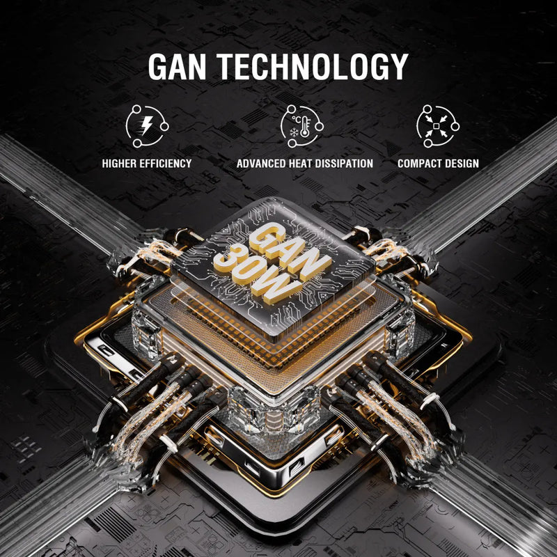 Hleðslutæki USB-C PDPlug Slim 30W GaN 4smarts