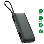 Hleðslubanki Enterprise með innbyggðri USB-C snúru 20.000 mAh 130W 4smarts