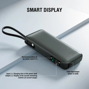 Hleðslubanki Enterprise með innbyggðri USB-C snúru 20.000 mAh 130W 4smarts