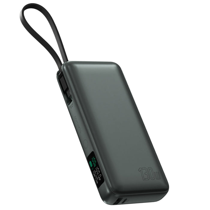 Hleðslubanki Enterprise með innbyggðri USB-C snúru 20.000 mAh 130W