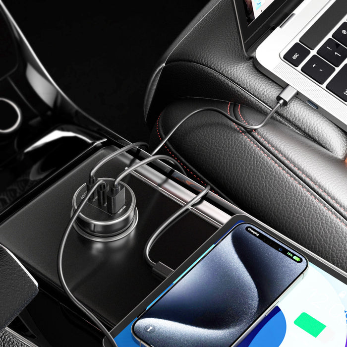 Bílhleðslutæki USB-2C/1A VoltRoad Ultimate 160W