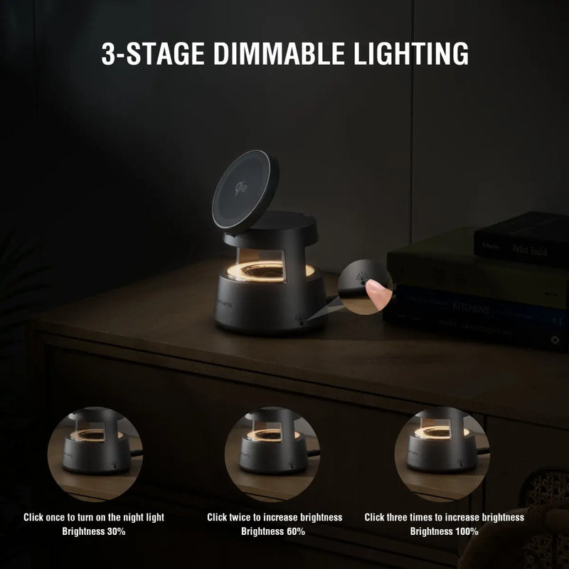 Hleðslustöð Qi2 Aura Sound 4smarts