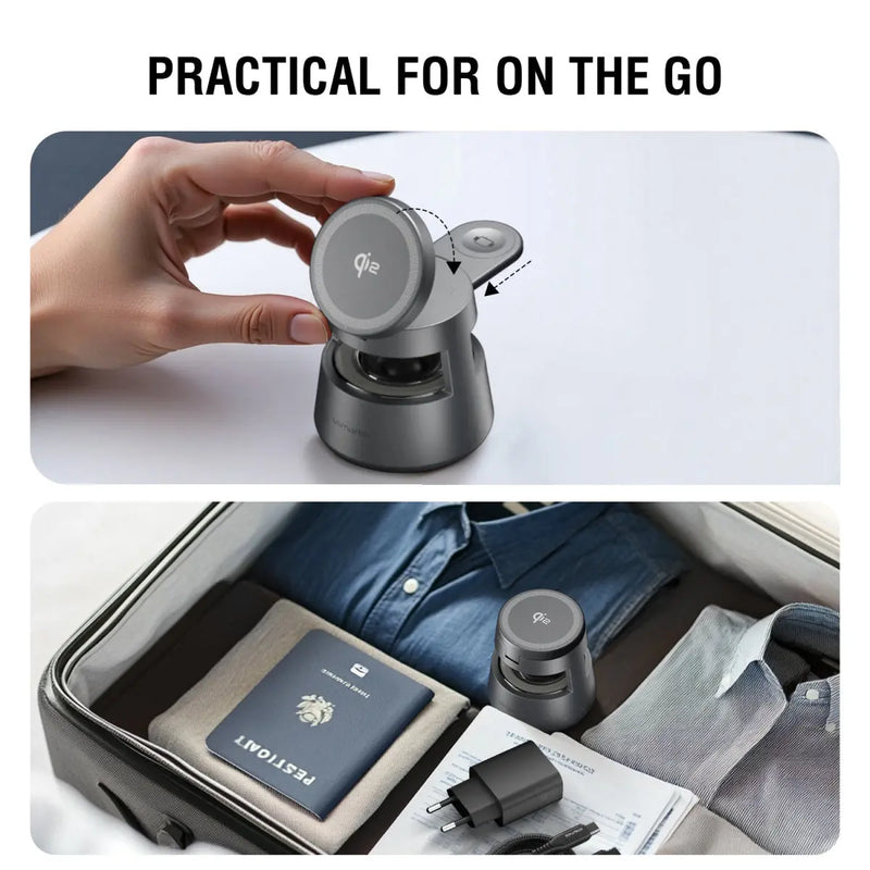 Hleðslustöð Qi2 Aura Sound 4smarts