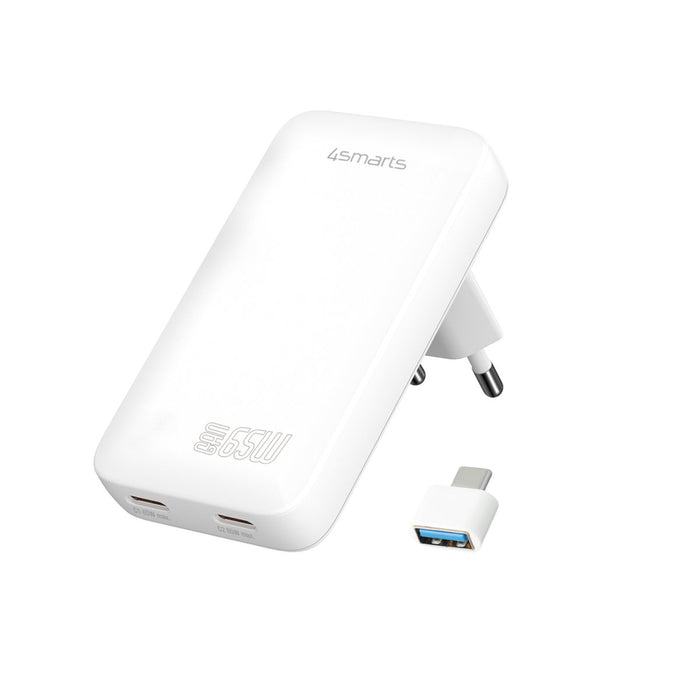 Hleðslutæki USB-2C FlatPlug Dual 65W