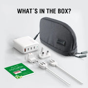 Ferðahleðslutæki USB-3C/1A Flex Pro 100W GaN 4smarts