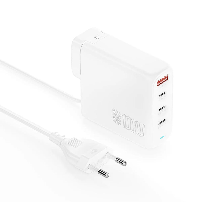 Ferðahleðslutæki USB-3C/1A Flex Pro 100W GaN 4smarts