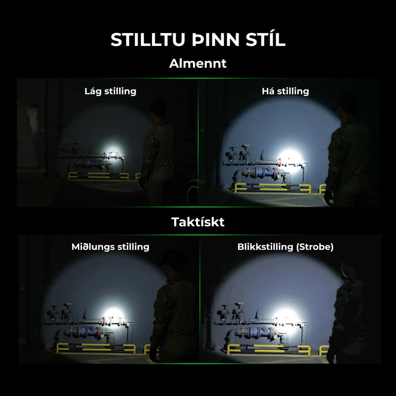 Warrior X 4 2.600 lm vasaljós með hulstri Olight