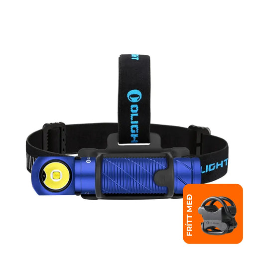 Perun 2 öflugt 2.500lm höfuðljós / fjölnotaljós - Blátt Olight