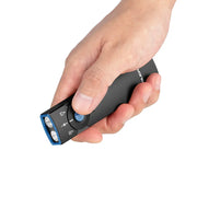 Arkfeld Pro flatt EDC vasaljós með LED ljósi, UV og leiser Olight